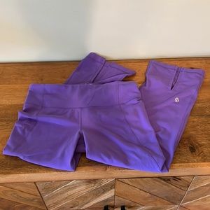 Lululemon purple leggings. Size 4